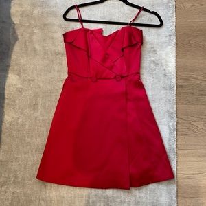 Zara Red Mini Party Dress